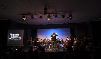 LA ORQUESTA ESCUELA DE VILLA GESELL BRILL� EN UN NUEVO ESPECT�CULO